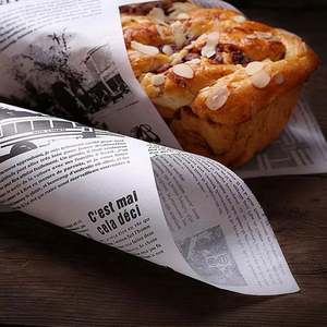 Customized Double-Sided Non-Stick Non-Grease Baking <b>Paper</b> Special Food Packaging for Bread and Hamburger Art Mat <b>Paper</b> - Product Image 3