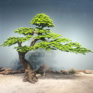 Modelo de <span class=keywords><strong>pino</strong></span> falso personalizado, plantas verdes artificiales, <span class=keywords><strong>pino</strong></span> simulado japonés y ciprés, <span class=keywords><strong>pino</strong></span> de imitación para exteriores - Product Image 6