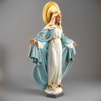 Statues religieuses catholiques en résine, produits chrétiens pour femmes, espagnol, 30 cmH, Immaculée Conception