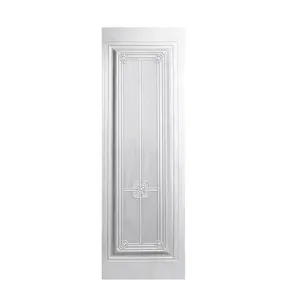 Qichang berbagai gaya timbul Interior pintu baja berlapis kulit baja digulung dingin lembaran baja untuk pintu