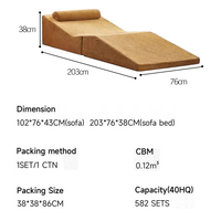 Maßgefertigtes Modernes Stoff-Kompressionssofa Wohnzimmer Modulares Komprimiertes Knochenloses Bodensofa-Set Rahmenlos Platzsparend