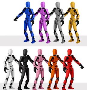 ของเล่นหุ่นยนต์ 3 มิติ พิมพ์ด้วยเทคโนโลยี 3D  แบบข้อต่อหลายจุด  ลดความวิตกกังวล  ของขวัญแปลกใหม่  ของเล่นเสริมประสาทสัมผัส  สำหรับวัยรุ่นและเด็ก - Product Image 4