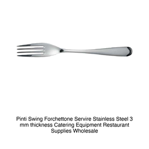 Fourchette de service Pinti Swing en acier inoxydable 18/10, épaisseur 3 mm Pintinox - Product Image 2