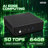Server Komputasi AI Edge 64GB Memori Terpadu Komputer Tangguh untuk Pemantauan Peralatan Pertambangan