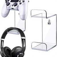 Support mural pour accessoires de jeu, support mural pour manette, support mural pour casque, support mural pour casque de jeu pour PS5 PS4 Xbox