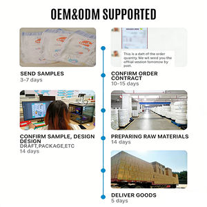 Unihope OEM Culotte-culotte pour tout-petits à <span class=keywords><strong>taille</strong></span> élastique haute, à changement rapide, anti-fuite 3D, respirante, en bambou non tissé, jetable dans les toilettes - Product Image 5