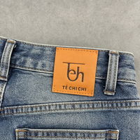 Écussons personnalisés sérigraphiés en cuir PU écologique pour étiquettes de jeans, accessoires de vêtements à coudre, vente en gros OEM, faible MOQ