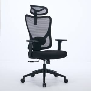 Ergonomic cao trở lại ghế điều hành Ghế văn phòng điều chỉnh tay tựa đầu làm bền PP hiện đại 2D thắt lưng hỗ trợ lớn cao lưới - Product Image 4