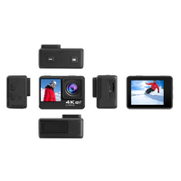 Caméra sportive 4K 30FPS 60FPS WIFI HD anti-vibration IP68 étanche avec télécommande tactile double écran grand angle