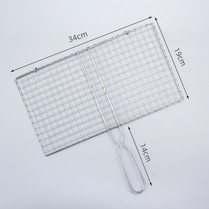 Portable Anti Scald <strong>Grilled</strong> Fish Clip Reusable Barbecue Fish Grill Net Home Kitchen Outdoor Grill Cooking Fish Meat <strong>Vegetables</strong> - Product Image 4
