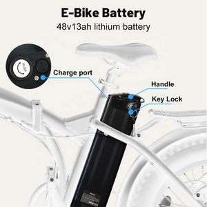 Nouvelle arrivée, vélo électrique à pneus larges 20x4.0 avec moteurs doubles de 500 W, 48 V, avec écran LCD pour la montagne - Product Image 5