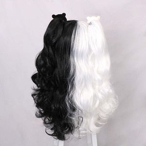 Femmes Anime <span class=keywords><strong>Dangan</strong></span> Demi Noir Demi Blanc Monokuma Perruque GAHC-011 - Product Image 2