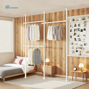 Yijiale Treo Giày giá lối vào nhỏ tầng đứng giá áo trong nhà kim loại Rack hiển thị - Product Image 2