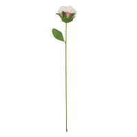 Bouquet de fleurs artificielles tricotées à la main de 33 cm, dégradé de couleurs, roses pointues en fil de laine simulé, fleurs éternelles