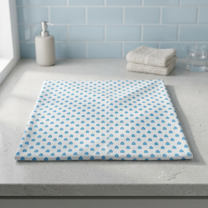 Tela de Algodón Estampada a Mano con Puntos Blancos, Tela de Algodón Suave Hecha a Mano para Vestidos, Material de Tela para Confección de Vestidos Blancos - Product Image 2