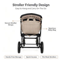 Sac à langer grande capacité avec sangle de poussette, sac à main pour maman, sac à bandoulière pour bébés