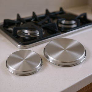 Ensemble de couvercles de cuisinière en acier inoxydable, 4 pièces, pour la protection des cuisinières à gaz - Product Image 3