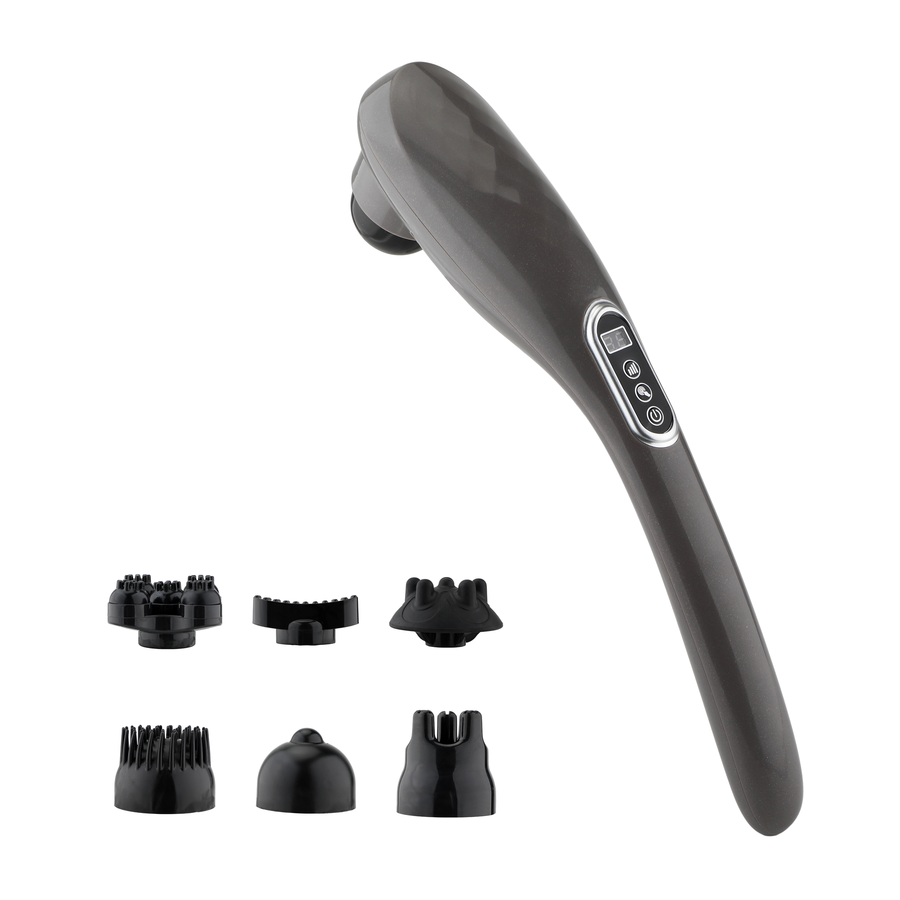 hand held back massager with heat and vibration Heated Back Massager for Lower Back Pain Relief main image 1