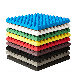 Panneau de <span class=keywords><strong>mousse</strong></span> sonore haute densité de nouveau style avec ruban auto-adhésif à l'arrière de la <span class=keywords><strong>mousse</strong></span> acoustique en forme de pyramide - Product Image 4