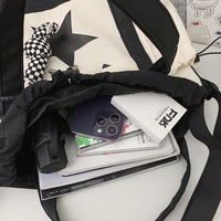 Nouveau Sac Bandoulière/Épaule en Toile Grande Capacité Toutes Saisons 2025 pour Hommes – Design Tendance et Élégant avec Cordon de Serrage