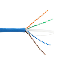OWIRE Cat 6 U/UTP Lan Cable Separador Cruzado Estructura Ethernet Cable 250MHz para Instituciones Financieras Cableado Interior