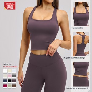 Camiseta Deportiva Yali de Cuello Redondo para Mujer, Ajustada, de Secado Rápido, en Tela Dobby de Nailon/Spandex, Informal, para Correr y Hacer Ejercicio - Product Image 3