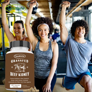 स्वास्थ्य ओम निजी लेबल गोमांस अंग पूरक 500 मिलीग्राम/180 कैप्सूल/बोतल घास खिलाया गोमांस गुर्दे कैप्सूल - Product Image 2