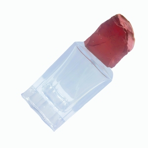Botella de Spray de Vidrio Vacía de Alta Gama con Tapa de Piedra Roja Natural - Product Image 6