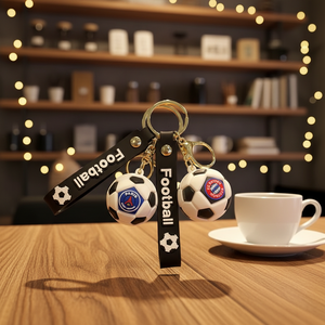 พวงกุญแจยางรูปการ์ตูนมาสคอตพับได้สำหรับแฟนบอลฟุตบอลโลก 2026 ของที่ระลึกสำหรับแฟนบอล - Product Image 4