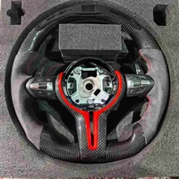 Pour BMW F80 F82 F10 F12 F13 F15 F16 F20 F22 F30 F31 F32 F33 F36 M3 M4 E90 E92 E93 LED Écran Sport Volant En Fiber De Carbone