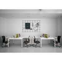 Spot d'usine Table de bureau de taille personnalisée de haute qualité Bureau de poste de travail du personnel professionnel