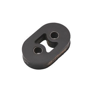 Support de pot d'échappement de moto en caoutchouc ovale/allongé 7 cm/6 cm pour montage de silencieux de moto de rue - Product Image 3