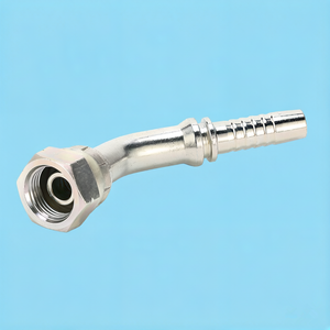 Raccordo a gomito femmina a 45 gradi BSPP <span class=keywords><strong>DKR</strong></span> per sistemi idraulici, per macchine agricole - Product Image 2