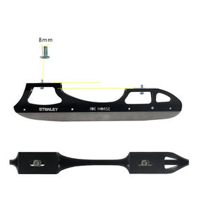 Patins à glace à cadre plat pour adultes en alliage d'aluminium aéronautique de fabrication industrielle, lame de hockey sur glace de 265 mm anti-oxydation et anti-corrosion - Product Image 4