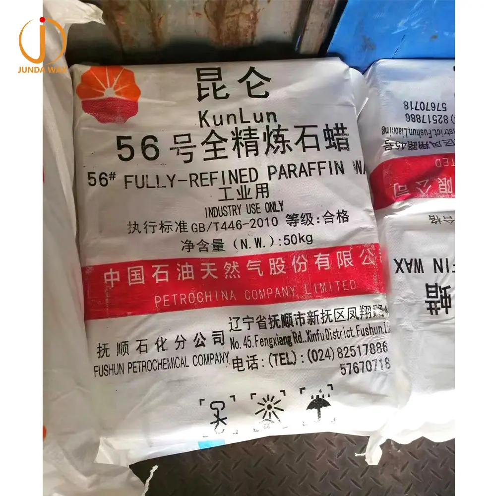 58-60 52/54/56/58/60/62 Chine fabricant de cire de polyéthylène pour granulés de paraffine cire de paraffine de tudamelt pour bois