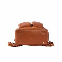 Mami-Schnuller-Organisator künstliches Pu-Vegan-Leder-Baby-Wichelbeutel Rucksack für Mutter solide tägliche wasserfeste Mami-Rücksack