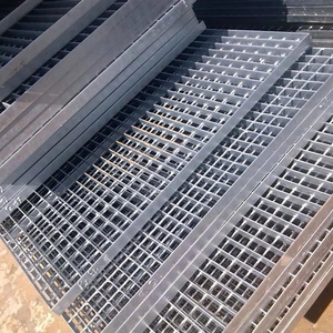Panneaux de grilles soudées robustes en acier galvanisé à chaud, maille <span class=keywords><strong>30x30</strong></span>, pour plateformes industrielles extérieures anti-corrosion - Product Image 6