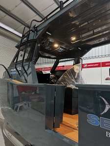 Bateau de pêche sportif à coque en V profond, en aluminium, personnalisé en usine, Seaking Hunter 720, bateau de croisière en mer, hors-bord, offshore - Product Image 4