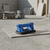 Ventouses électriques manuelles puissantes et durables pour l'installation de verre et le levage de carreaux sur surfaces lisses et rugueuses