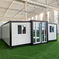 Maison préfabriquée mobile et portable de 20 pieds certifiée CE, mini-maison modulaire en conteneur, maison en conteneur détachable, chambre à coucher