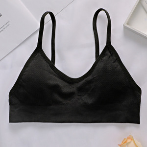 Soutien-gorge sans armatures pour femmes, dos élégant, simple et confortable, sans coutures, style débardeur, pour jeunes femmes, vente en gros - Product Image 2