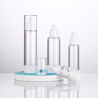 Flacon pompe cosmétique multi-capacités OEM personnalisé, le plus vendu, fileté, 15ml 30ml 50ml 80ml 100ml, pour emballage de sérum et lotion de soin de la peau