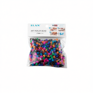 Ilan Art Perler <b>Bead</b> 5x5mm 500Pc Assorted Colors Craft <b>Beads</b> - Product Image 1