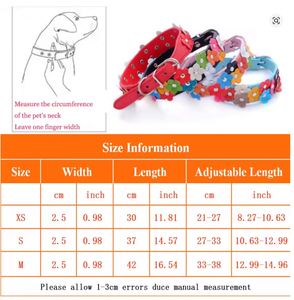 Collar y Correa de Cuero PU para Perros y Gatos, con Diseño de Flores, para Mascotas Pequeñas, Medianas y Grandes, como Teddy, Chihuahua, Pug, a la Moda - Product Image 6