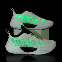 Chaussures de basket-ball personnalisées à la mode pour hommes, baskets de course fluorescentes colorées, baskets décontractées de haute qualité résistantes à l'usure