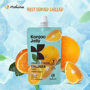 Marque personnalisée consommation directe saveur d'orange sans gluten faible en calories faible IG gelée Konnyaku sans sucre - Product Image 6