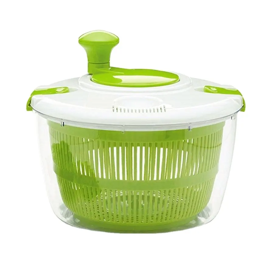 Desidratador vegetal lavagem cesta cozinha suprimentos drenagem cesta manual do balanço secador frutas salada rotador