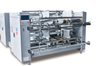 (A + B)* 2 Machine à coller les boîtes en carton ondulé double pièce JY1650A 2000A 2400A/Machine à coller pliante double pièce/double composant