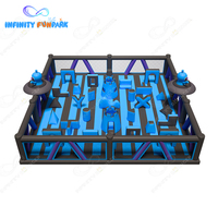 Bunker gonflable tactique personnalisable/barrière de sécurité gonflable pliable d'obstacle de CS/barrière gonflable-protection d'enfants