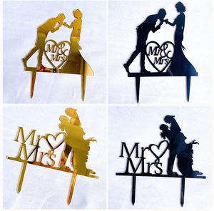 <span class=keywords><strong>Mr</strong></span>. <span class=keywords><strong>Mrs</strong></span>. Stereo Cake Suministros de decoración para bodas Navidad Graduación Cumpleaños Día de San Valentín para decoraciones de celebración - Product Image 6